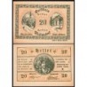 Autriche - Notgeld - Waidendorf - 20 heller - Type a - 1920 - Etat : pr.NEUF