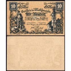 Autriche - Notgeld - Wiener-Neudorf - 10 heller - Type I a - 1920 - Etat : pr.NEUF
