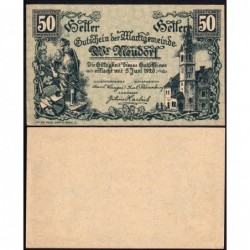 Autriche - Notgeld - Wiener-Neudorf - 50 heller - Type I a - 1920 - Etat : SPL