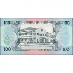 Guinée Bissau - Pick 11 - 100 pesos - Série BB - 01/03/1990 - Etat : NEUF