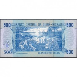 Guinée Bissau - Pick 12 - 500 pesos - Série CC - 01/03/1990 - Etat : NEUF