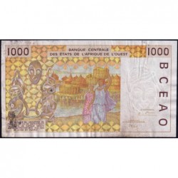 Guinée Bissau - Pick 911Sc - 1'000 francs - 1998 - Etat : TB+