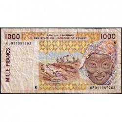 Guinée Bissau - Pick 911Sg - 1'000 francs - 2003 - Etat : TB