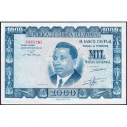 Guinée Equatoriale - Pick 3 - 1'000 pesetas guinéens - 12/10/1969 - Etat : SPL