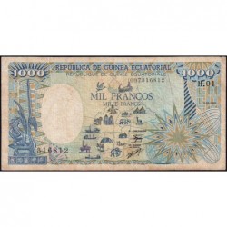 Guinée Equatoriale - Pick 21 - 1'000 francs - Série H.01 - 01/01/1985 - Etat : TB+