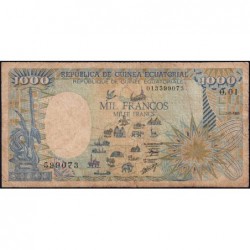 Guinée Equatoriale - Pick 21 - 1'000 francs - Série O.01 - 01/01/1985 - Etat : TB-