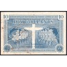 Billet de 10 vaillants - 1ère série  - Type C - 1935/1945 - Etat : TB-