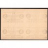 Feuille de 4 billets de 5 vaillants - 1ère série /A - 1935-1945 - Etat : pr.NEUF