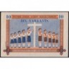 Billet de 10 vaillants - 4ème série /B - 1943-1948 - Etat : SUP