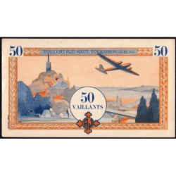 Billet de 50 vaillants - 4ème série /B - 1943-1948 - Etat : SUP