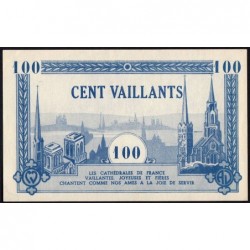 Billet de 100 vaillants - 5ème série /A - 01/10/1953 - Etat : NEUF