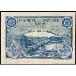 Dieppe - Pirot 52-14 - 50 centimes - 1920 - Etat : TTB+