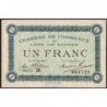 Lons-le-Saunier - Pirot 74-18b - 1 franc - Série 25 - Sans date - Etat : TTB