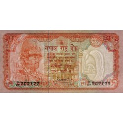 Népal - Pick 38a_1 - 20 rupees - Série 61 - 1987 - Etat : pr.NEUF