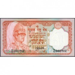 Népal - Pick 38b_1 - 20 rupees - Série 16 - 1997 - Etat : NEUF