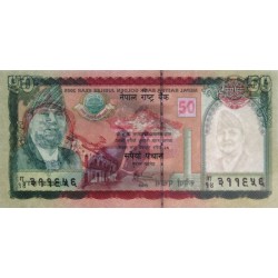 Népal - Pick 52 - 50 rupees - Série 14 - 2005 - Commémoratif - Etat : NEUF