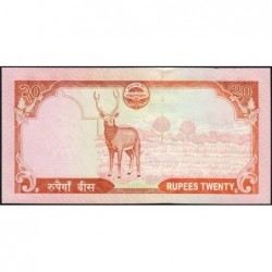 Népal - Pick 62a - 20 rupees - Série 21 - 2009 - Etat : SPL