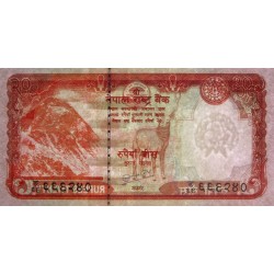 Népal - Pick 62b - 20 rupees - Série 66 - 2010 - Etat : pr.NEUF