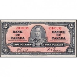 Canada - Pick 59c - 2 dollars - Série J/R - 02/01/1937 (1950) - Etat : TTB+