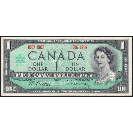 Canada - Pick 84a - 1 dollar - Sans série - 1967 - Commémoratif - Etat : TTB