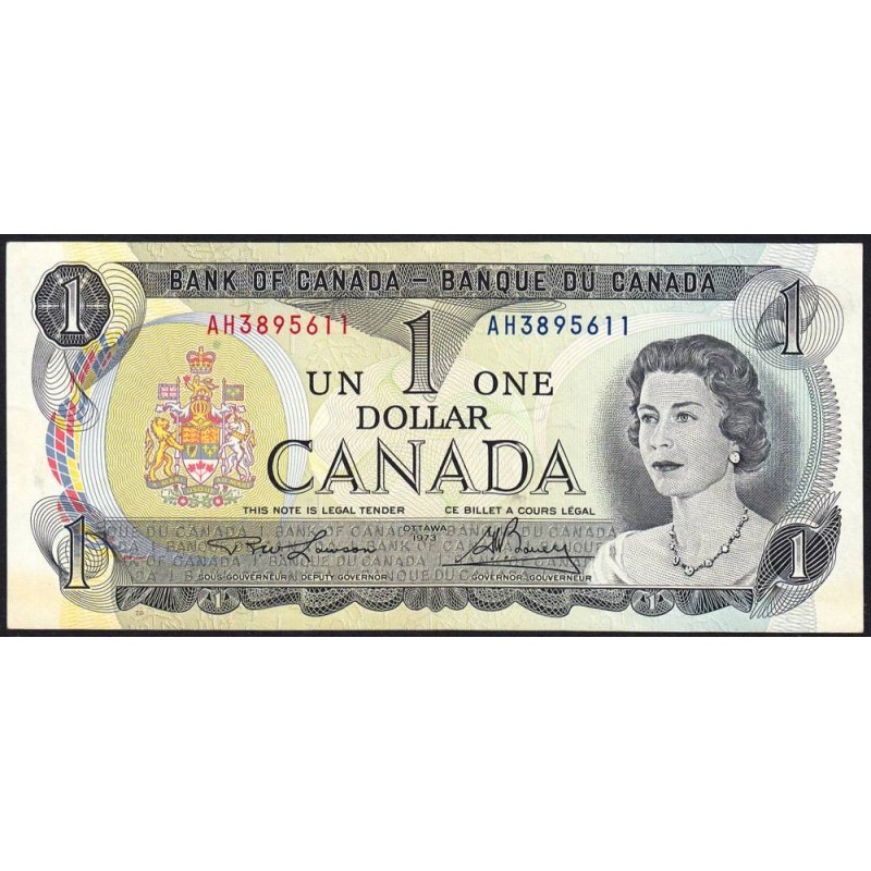 Canada - Pick 85a_1[a] - 1 dollar - Série AH - 1973 (1974) - Etat : pr.NEUF