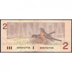 Canada - Pick 94b_1 - 2 dollars - Série BRM - 1986 (1988) - Etat : TB