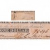 Etats Conf. d'Amérique - Pick 57a - 1 dollar - Lettre H - Série 1 - 06/04/1863 - Etat : AB