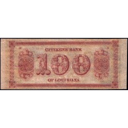 Etats Unis - Louisiane - New Orleans - 100 dollars (100 piastres) - Lettre B - 1840 - Etat : SUP+