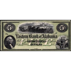 Etats Unis d'Amérique - Alabama - 5 dollars - Lettre A - 30/06/1857 (1858) - Etat : SPL