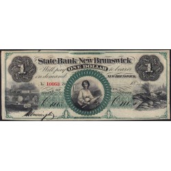 Etats Unis d'Amérique - New-Jersey - 1 dollar - Lettre D - 23/04/1860 - Etat : SUP