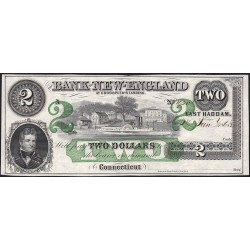 Etats Unis d'Amérique - Connecticut - 2 dollars - Lettre A - 03/01/1863 - Etat : pr.NEUF