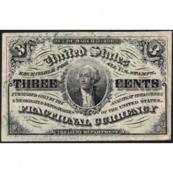 Etats Unis - Pick 105b - 3 cents - 3e émission - 03/03/1863 - Etat : TTB+