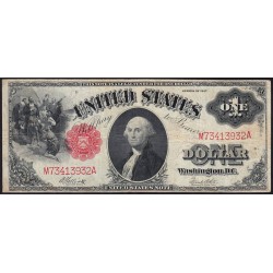 Etats Unis d'Amérique - Pick 187_4 - 1 dollar - Série M A - 1917 - Etat : TTB-