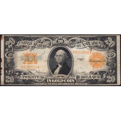 Etats Unis d'Amérique - Pick 275 - 20 dollars - Série K - 1922 - Etat : B+ à TB-