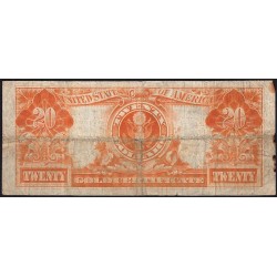 Etats Unis - Pick 275 - 20 dollars - Série K - 1922 - Etat : B+ à TB-