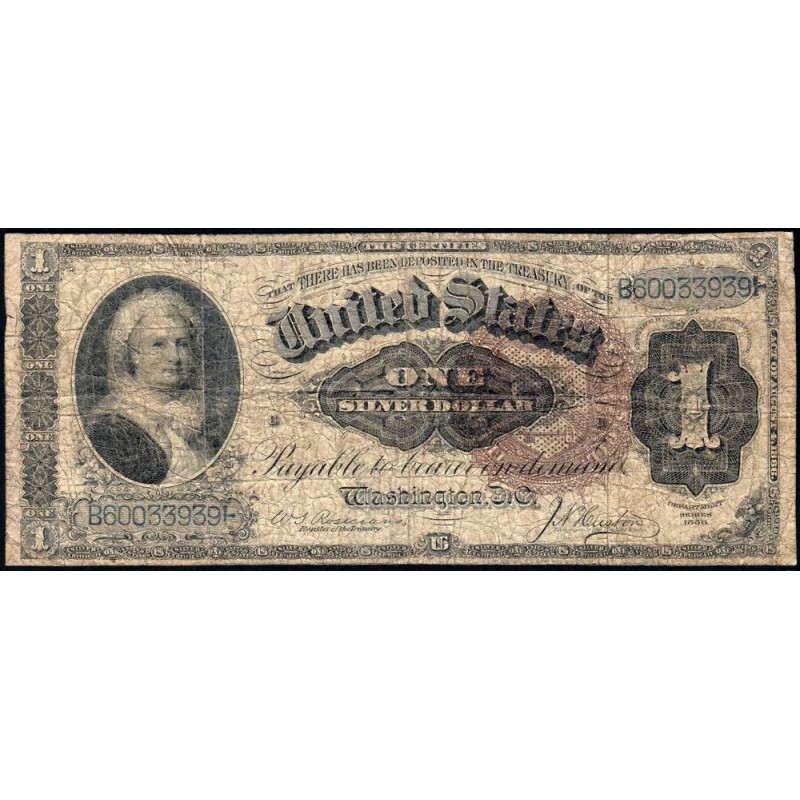 Etats Unis - Pick 321_5 - 1 dollar - Série B - 1886 - Etat : B+