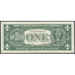 Etats Unis - Pick 443a - 1 dollar - Série B B - 1963 - New York - Etat : TTB