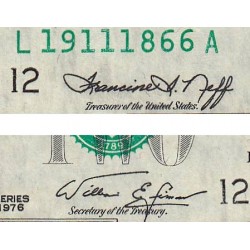 Etats Unis - Pick 461 - 2 dollars - Série L A - 1976 - San Francisco - Etat : NEUF