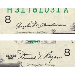 Etats Unis - Pick 468a - 1 dollar - Série H A - 1981 - Saint Louis - Etat : SPL