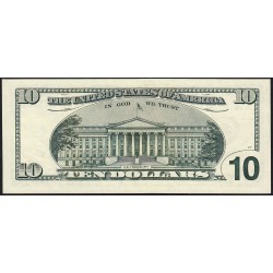 Etats Unis - Pick 506_2 - 10 dollars - Série BK B - 1999 - Dallas - Etat : SPL+
