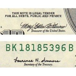 Etats Unis - Pick 506_2 - 10 dollars - Série BK B - 1999 - Dallas - Etat : SPL+