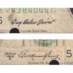 Etats Unis - Pick 440a - 20 dollars - Série E G - 1950 A - Richmond - Faux billet - Etat : AB
