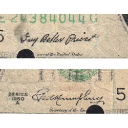 Etats Unis - Pick 440a - 20 dollars - Série E G - 1950 A - Richmond - Faux billet - Etat : AB