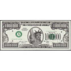 Etats Unis d'Amérique - 1'000'000 dollars - Série C A - 1996 - Atlanta - Billet fantaisie - Etat : NEUF