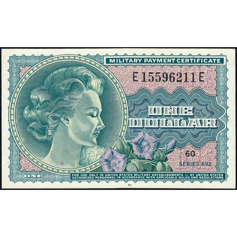 Etats Unis - Militaire - Pick M95 - 1 dollar - Séries 692 - 07/10/1970 - Etat : NEUF