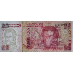 Argentine - Pick 355c - 20 pesos - Série F - 2016 - Etat : NEUF
