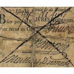 Isles de France et Bourbon - Kolsky 515 - 6 livres tournois - 1772 - Etat : TB