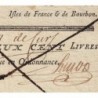 Isles de France & de Bourbon - Kolsky 532 - 200 livres tournois - 1776 - Etat : TB+ à TTB