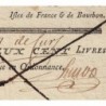 Isles de France et Bourbon - Kolsky 532 - 200 livres tournois - 1776 - Etat : TB+ à TTB