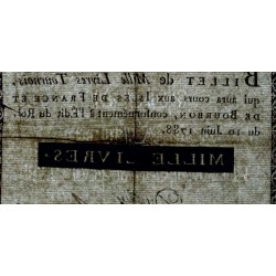 Isles de France et Bourbon - Kolsky 542 - 1'000 livres tournois - 10/06/1788 - Etat : TTB